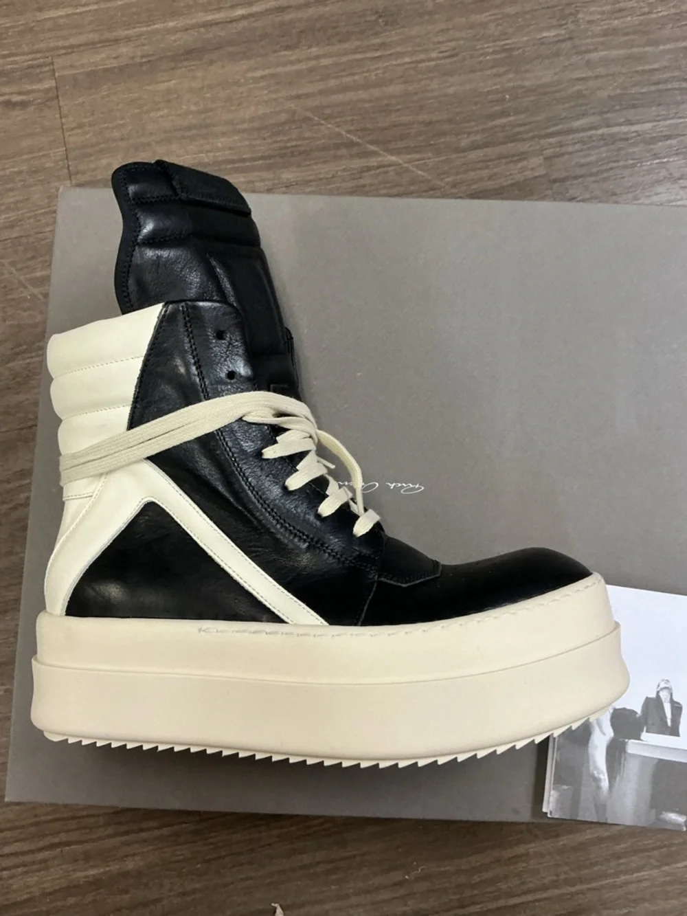 Rick Owens Mega Bumper Geobasket sneakers size 38 - Picture 2 of 13